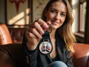 Llavero de Cuero Forma Firme Versión Drift